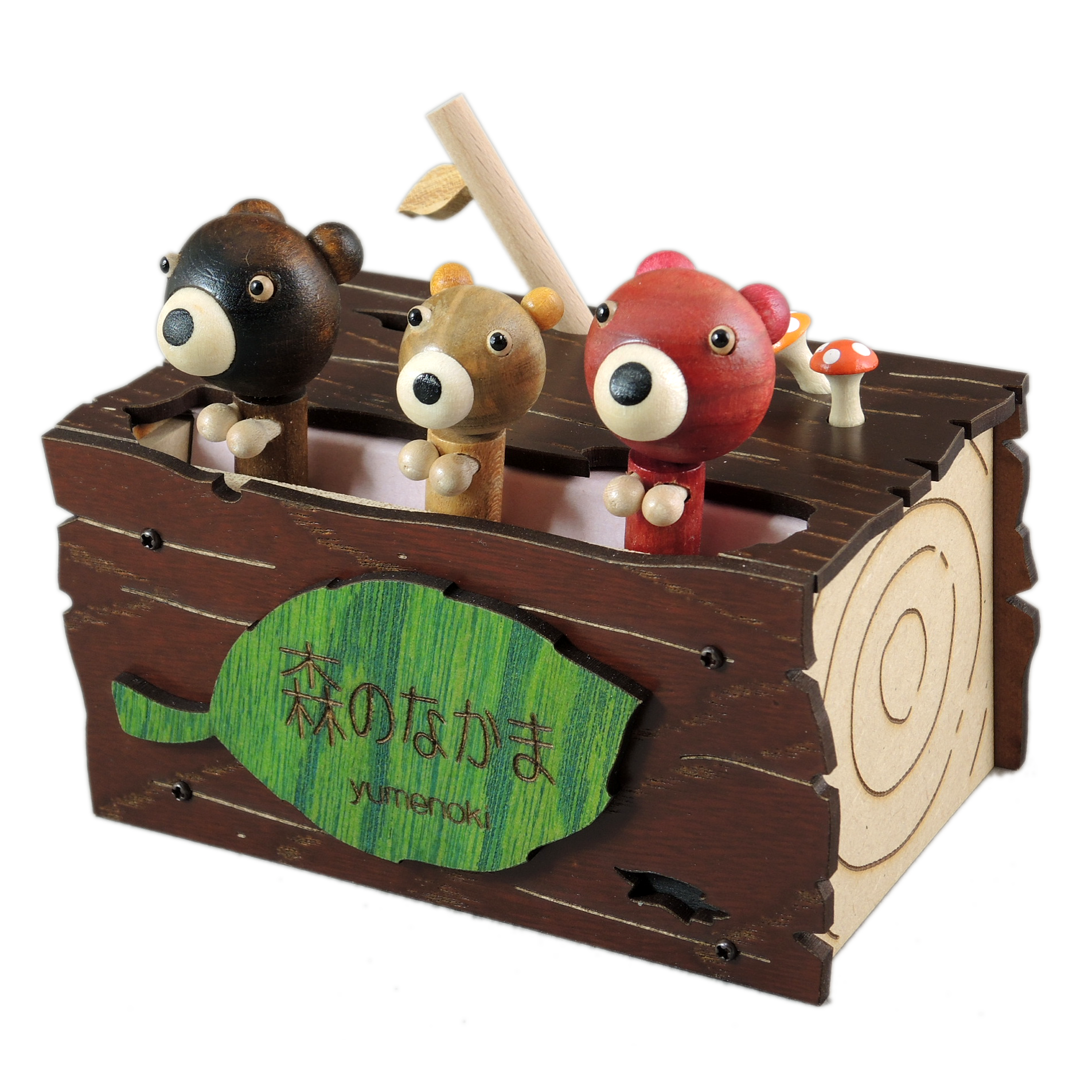 動物森友會音樂盒 熊家族擺飾日本製 哈比屋音樂盒 哈比屋音樂盒 Rakuten樂天市場