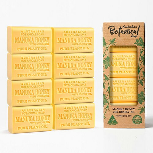 【現貨】澳洲製植物精油香皂 8 入 - 麥蘆卡蜂蜜