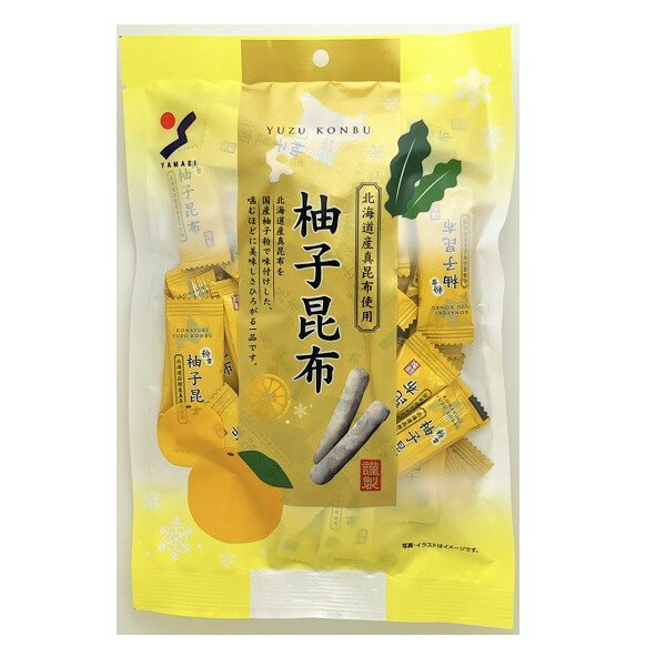 【江戶物語】YAMAEI 山榮食品 粉雪 柚子昆布糖 日式昆布卷 北海道昆布條 拜拜零食 年貨 日本原裝進口