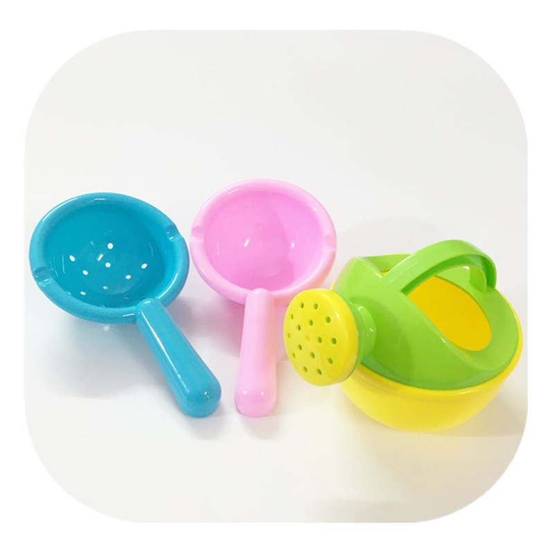 兒童洗澡戲水寶寶洗頭杯花灑勺子小水桶嬰幼兒浴室游泳館沙灘玩具