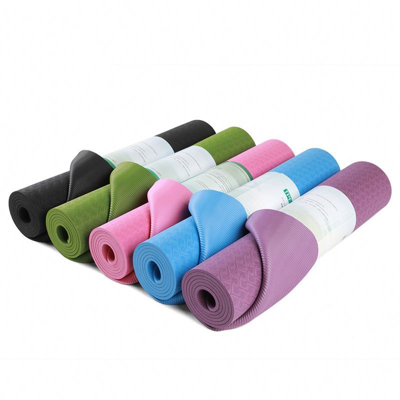瑜伽墊tpe單層6mm健身墊運動墊子瑜珈墊yoga mat