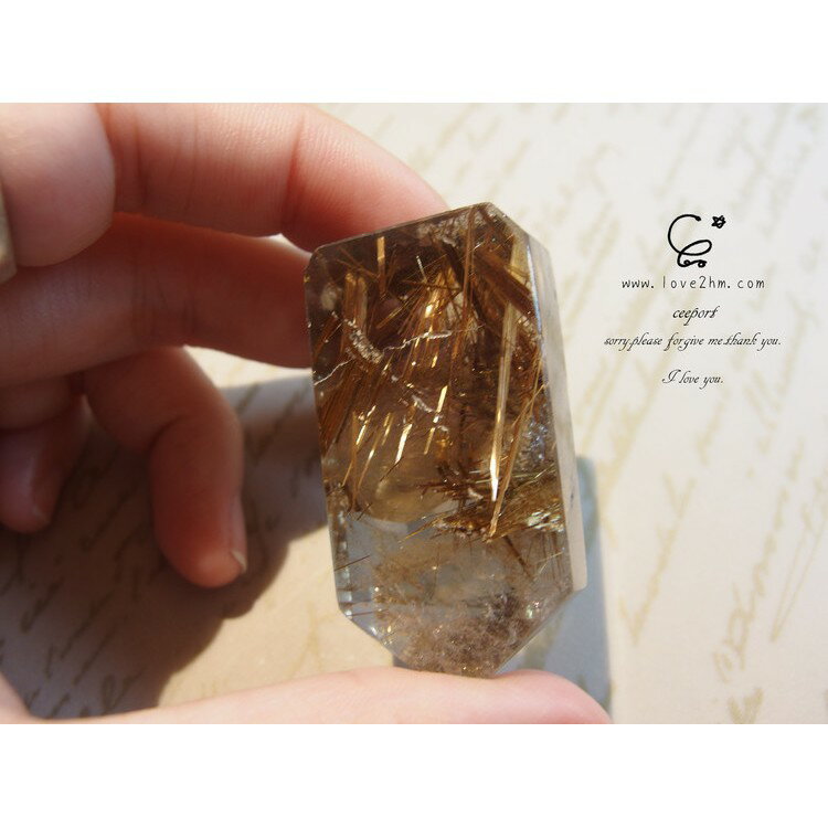 漫花飛舞-鈦晶柱 7853/鈦晶/水晶飾品/ [晶晶工坊-love2hm]