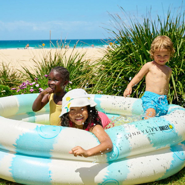 澳洲 Sunnylife smiley 微笑充氣戲水池|球池|充氣泳池