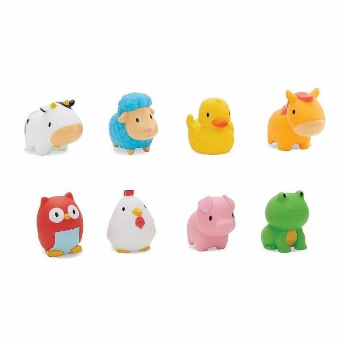 munchkin滿趣健動物農場噴水洗澡玩具8入(MNB43822) 377元