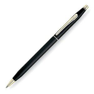 CROSS世紀系列黑鍍金夾原子筆*2502