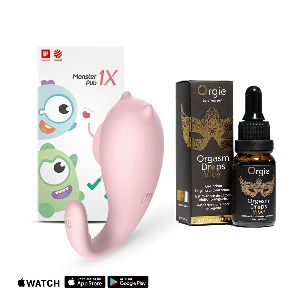 SISTALK小怪獸1X青春版惡魔先生+ Orgie 小金瓶 女用快感高潮液 15ml