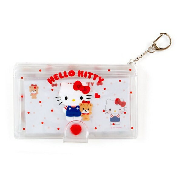 【震撼精品百貨】Hello Kitty 凱蒂貓~日本SANRIO三麗鷗 KITTY便條紙附扣環收納袋 (角色大賞)*06428