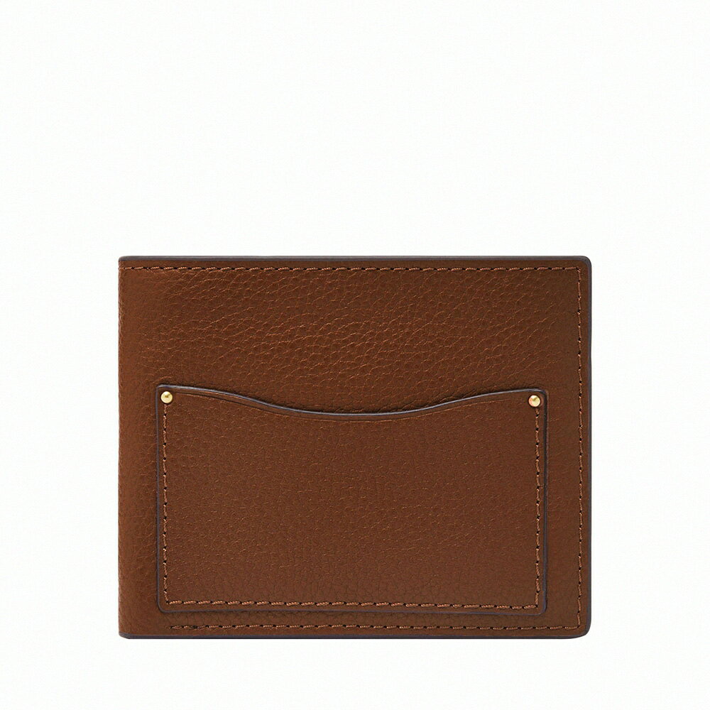 送禮首選★FOSSIL Anderson 波浪造型真皮零錢袋短夾-ML4579210【美國時尚品牌】 附防塵袋+提袋【全館滿額折價★FOSSIL全系列包夾送美妝蛋】