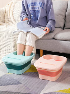 泡腳桶可折疊家用便攜式加厚塑料神器足浴盆過小腿小型保溫洗腳盆