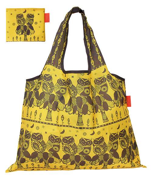 DESIGNERS JAPAN 日本PRAIRIEDOG摺疊購物袋(Night owl)　★2way shopping bag