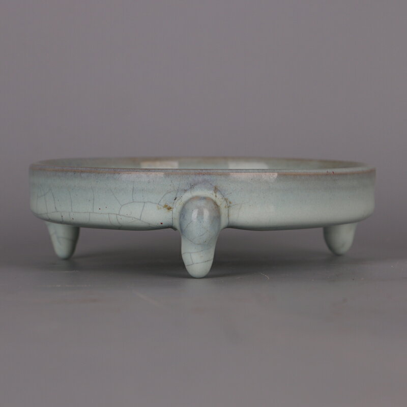 宋汝窯青釉奉華款徽宗御題蓮華碗 景徳鎮 陶磁器 装飾品 現代工芸品 美術品 置物 宋汝窯青釉奉華款徽宗御題蓮華碗 景徳鎮 陶磁器 装飾品 現代工芸