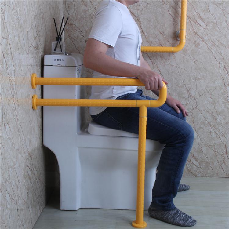免運 扶手 浴室安全扶手無障礙衛生間殘疾人馬桶拉手老人廁所不銹鋼防滑欄桿