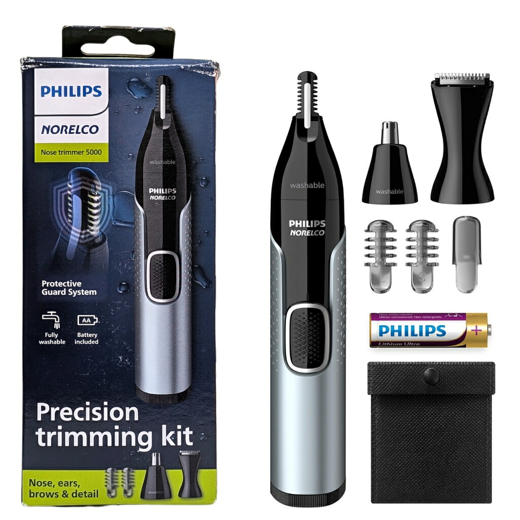 [3美國直購] Philips Norelco NT5600 NT3600 NT1605 鼻毛修剪器 除毛刀 電動鼻毛刀鼻毛剪 修眉毛刀 0