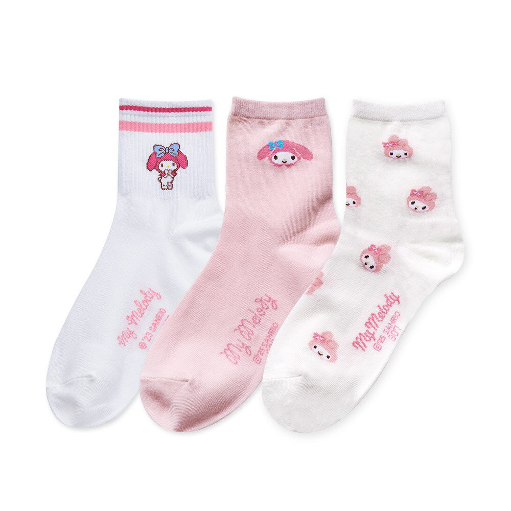 Sanrio 三麗鷗 美樂蒂中統襪 女長襪 長襪 韓系長襪 美樂蒂長襪【旺達棉品】MM-A305 1