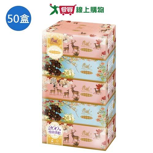 春風盒裝面紙200抽x50盒(箱)【愛買】