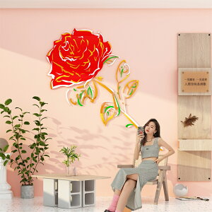克萊因藍網紅拍照區擺件布置背景墻面創意花店裝飾品ins風道具