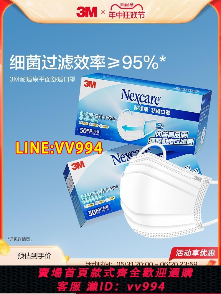 {公司貨 最低價}3M口罩防塵透氣舒適一次性男女成人獨立包裝防護高顏值不勒 CBG