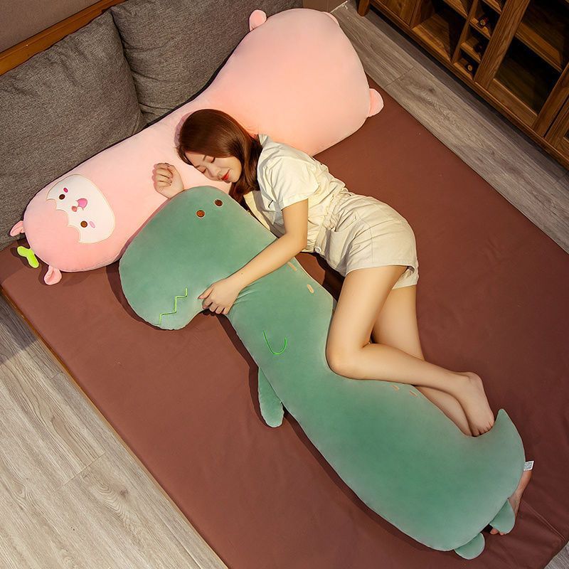 可拆洗恐龍長條抱枕毛絨玩具公仔抱著床上夾腿睡覺布娃娃玩偶女生