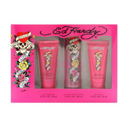 Christian Audigier Ed Hardy 女用香水三件禮盒組【特價】§異國精品§