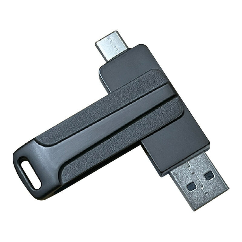 Type-C手機u盤256G適用於蘋果手機華為電腦旋轉二合一大容量優盤【宜家良品百貨】