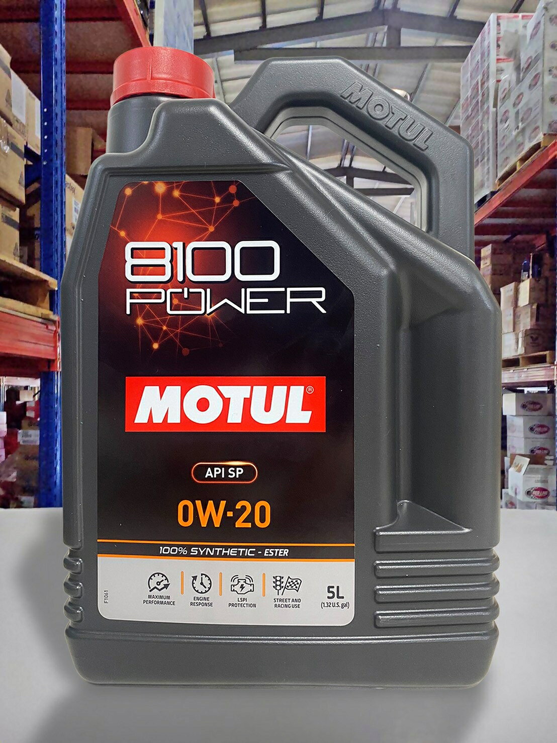 【4%點數】『油工廠』 MOTUL 8100 POWER 系列 酯類 全合成 機油 SP 5L【樂天APP下單限定】
