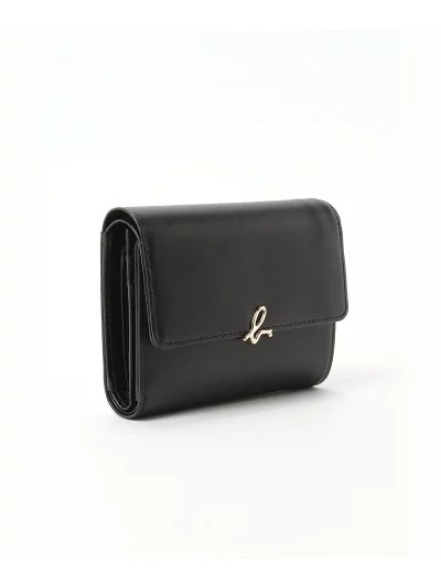 IW03C-01 迷你錢包 agnes b. VOYAGE アニエスベー 財布・ポーチ・ケース 財布 ブラック【送料無料】[Rakuten Fashion] 2