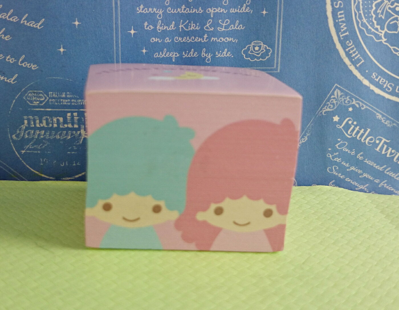 【震撼精品百貨】Little Twin Stars KiKi&LaLa 雙子星小天使 便條紙-正方形迷你 震撼日式精品百貨