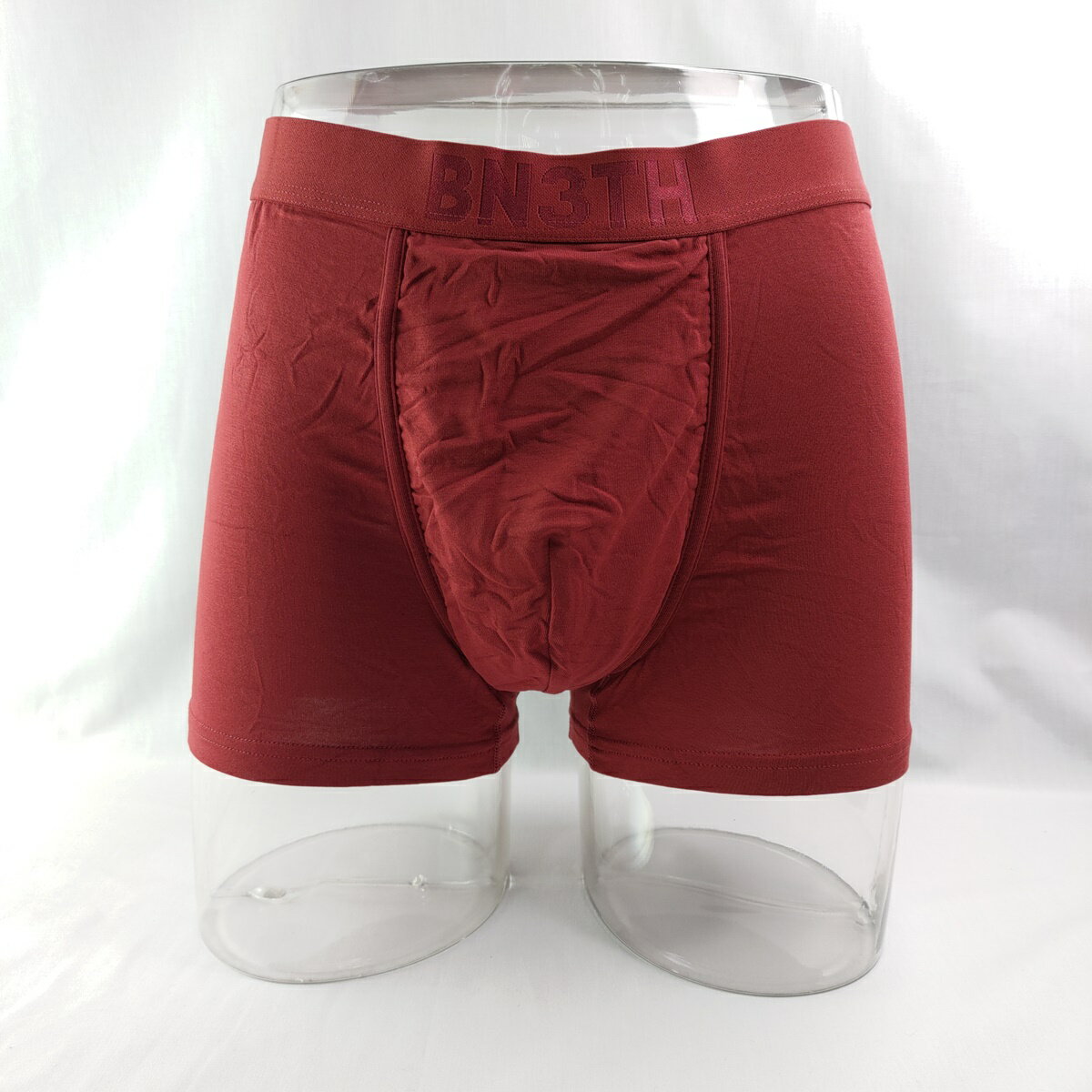 BN3TH 加拿大專櫃品牌 天絲 3D立體囊袋內褲 M2110191739 經典短版 紅【iSport愛運動】