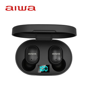 福利品【AIWA 愛華】無線藍牙立體聲耳機 AT-X80E (黑/白)