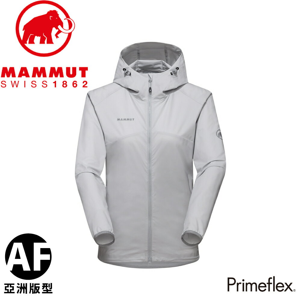 MAMMUT 長毛象女GRANITE SO Hooded Jacket AF 軟殼外套《公路灰