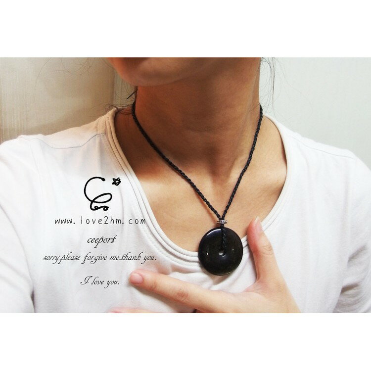 蠶絲蠟線-項鍊_50公分/蠶絲蠟線練繩/925純銀(鉤子)/ [晶晶工坊-love2hm] 2