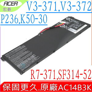 ACER 電池(原廠)-宏碁 AC14B3K,AC14B18K,11 C730,C730E,13 C810,15 C910,P236-M, P276-M,TMP236,TMP276,V3-372,P236,E3-721,E5-721,E5-731,E5-731G,E5-771,E5-771G,ES1-511,ES1-512