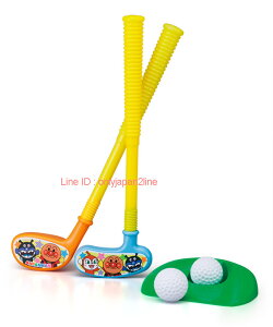 真愛日本 麵包超人高爾夫玩具 朋友果嶺 高爾夫球 室內遊戲 親子 麵包超人 細菌人 兒童玩具 4971404313064