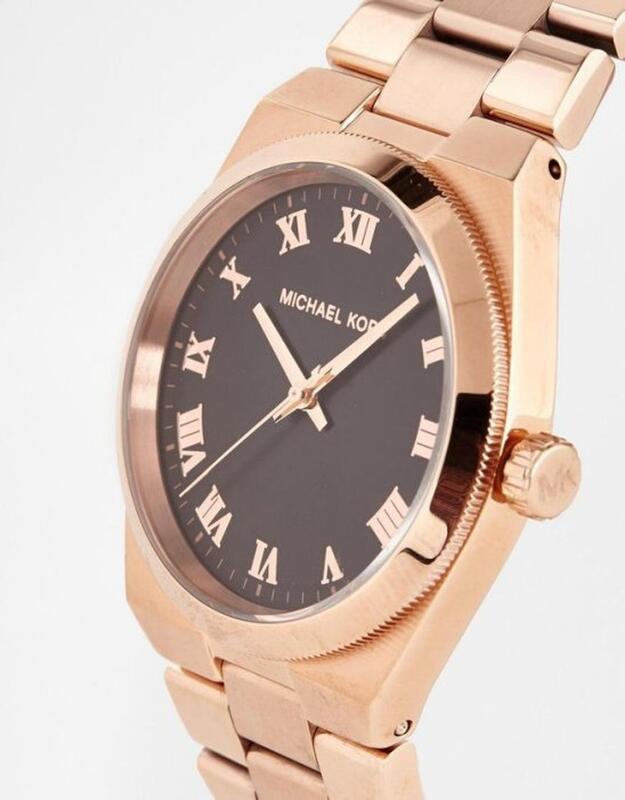 『Marc Jacobs旗艦店』美國代購 Michael Kors 羅馬時標古典優雅氣質玫瑰金腕錶