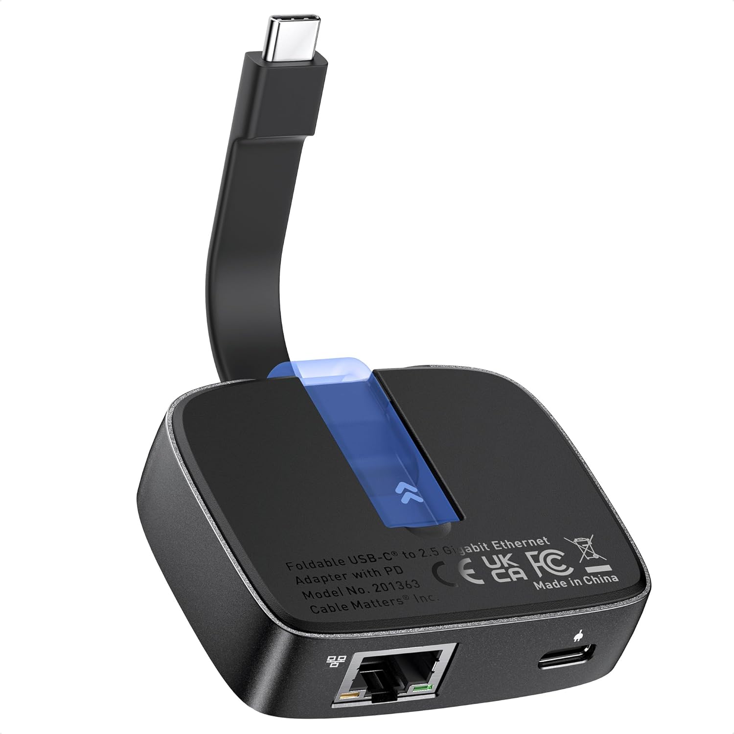 [4美國直購] Cable Matters 201363 USB-C 轉 2.5G 連接器 轉接器 100W 相容 Thunderbolt 4