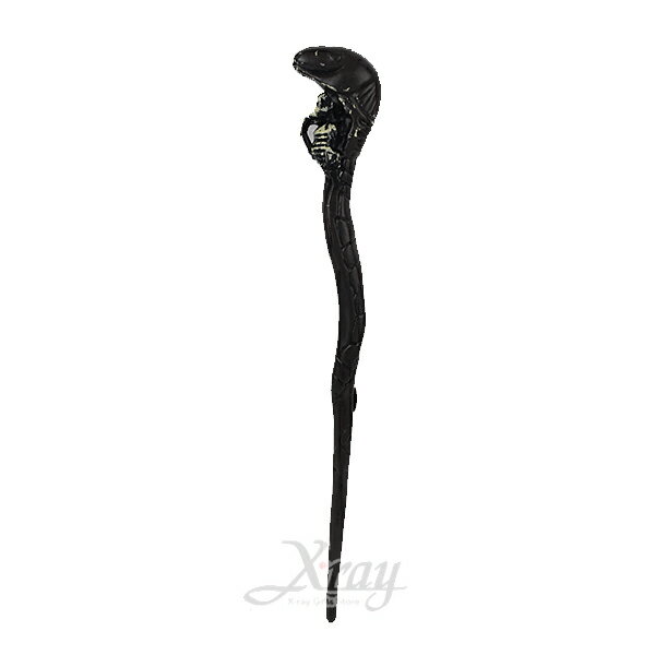 蛇頭魔法棒44cm，萬聖節/武器道具/派對/角色扮演/化妝舞會/表演/話劇/魔法師/巫師，X射線【W435621】