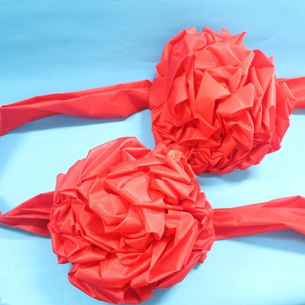 單顆 剪綵球 剪彩球 大紅色尼龍緞布/一組入(促600) 台灣製 剪綵用綵球(A級彩球) 直徑27cm【APP滿額下單10%點數(單一帳號最高5000點)】1/31止