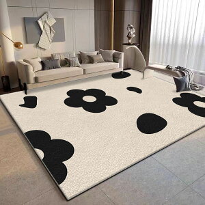 圈絨客廳地毯法式復古臥室沙發茶幾毯家用地墊高級輕奢床邊毯定制