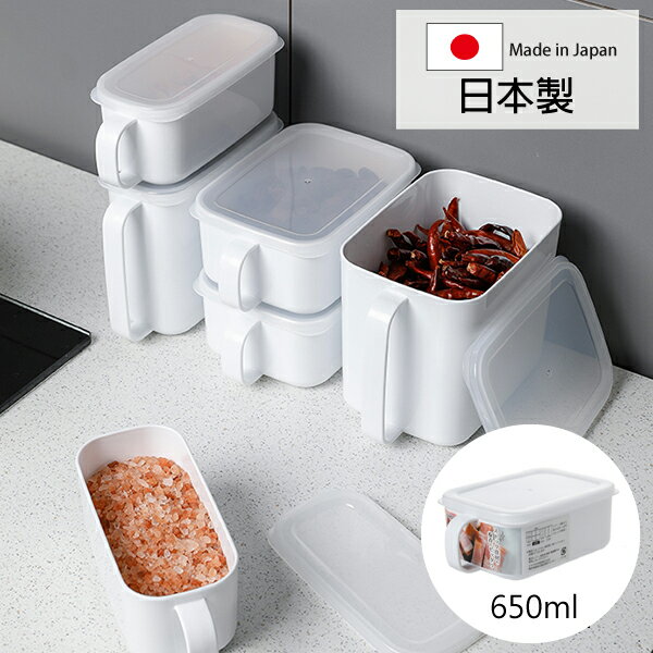 [超取299免運]NAKAYA 密封收納盒 650ml 日本製 密封保鮮盒 食物保鮮盒 冷藏冷凍 手把收納盒 Loxin【SI1656】