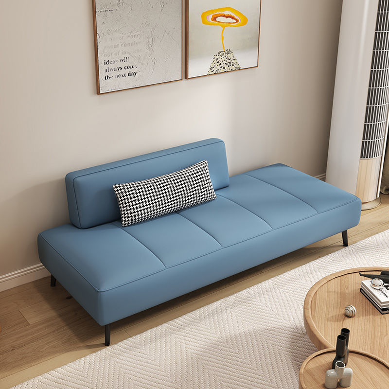 北歐沙發小戶型兩用沙發床三人免洗科技皮公寓出租房經濟網紅沙發