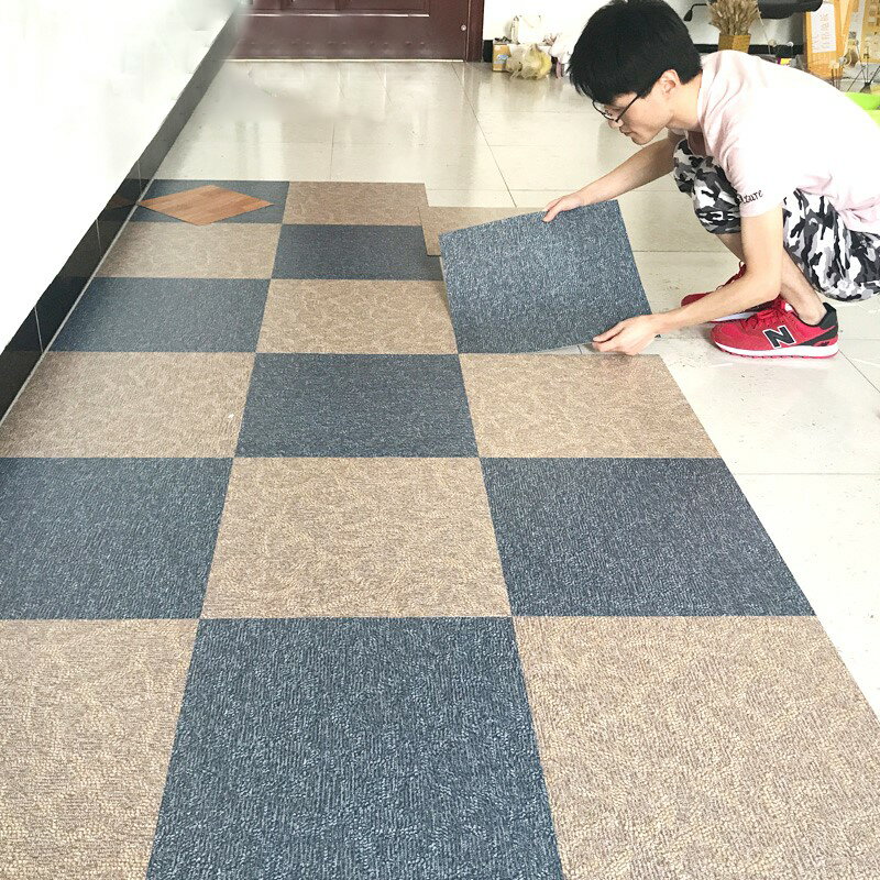 地板革水泥地直接鋪加厚pvc地板貼自粘耐磨仿真地毯家用廚房防水