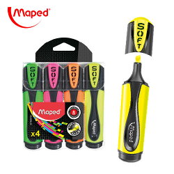 【法國 Maped】超軟筆頭螢光筆4色組(746047) / 組