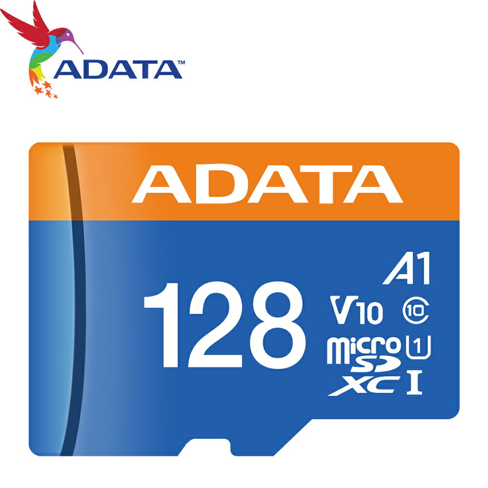 ADATA 威剛 128GB 100MB/s microSDXC TF UHS-I U1 A1 V10 記憶卡