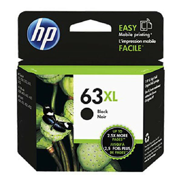 【點數最高3000回饋】HP 63XL 高容量原廠黑色墨水匣(F6U64AA) for HP OJ 5220/4650/3830