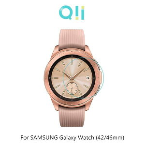 【愛瘋潮】Qii SAMSUNG Galaxy Watch (42/46mm) 玻璃貼 手錶保護貼【APP下單最高22%點數回饋】