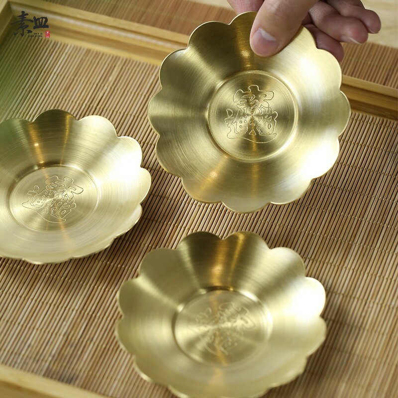 茶具茶杯墊禪意杯墊防燙隔熱加厚墊茶道茶杯托茶具配件茶杯托盤