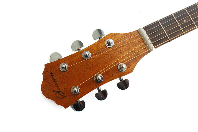 免運 現貨速發TL 41寸民謠吉他 缺角原木色 初學者入門木吉他 小蠻腰 2