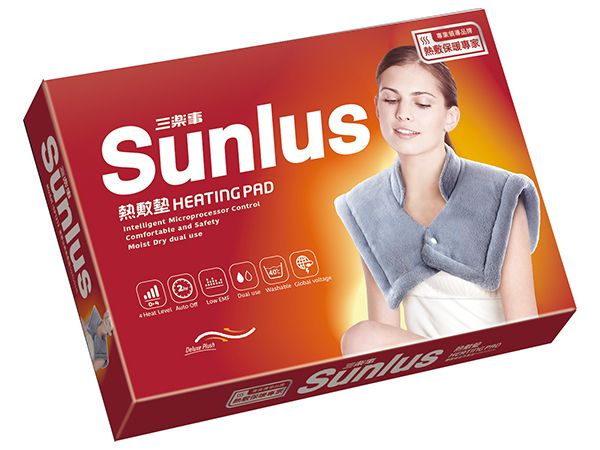 Sunlus三樂事暖暖頸肩雙用熱敷柔毛墊