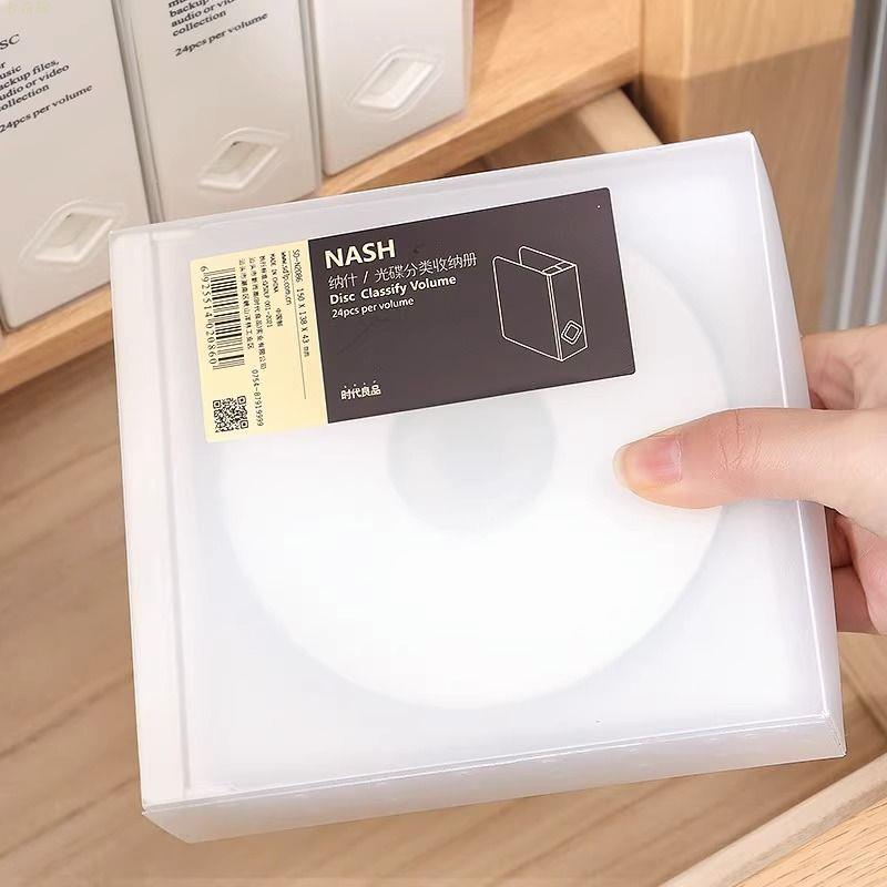日式創意DVD光碟收納盒光碟辦公遊戲專輯CD車載收納冊24片便攜包