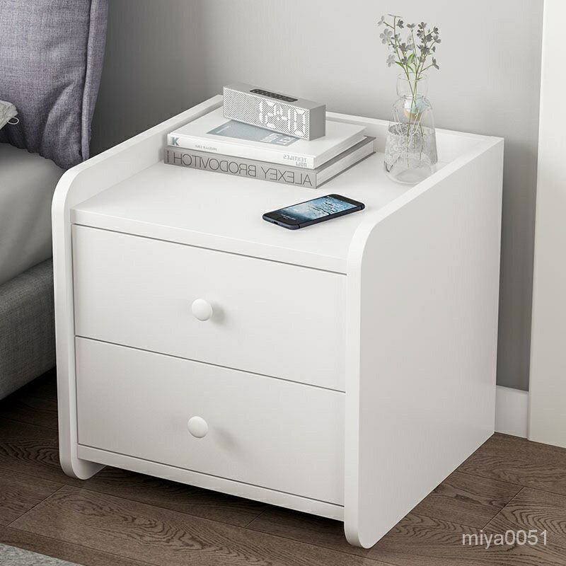 新款特惠床頭櫃現代簡約臥室簡易款小型床邊櫃傢用收納迷你櫃子儲物櫃 1STT